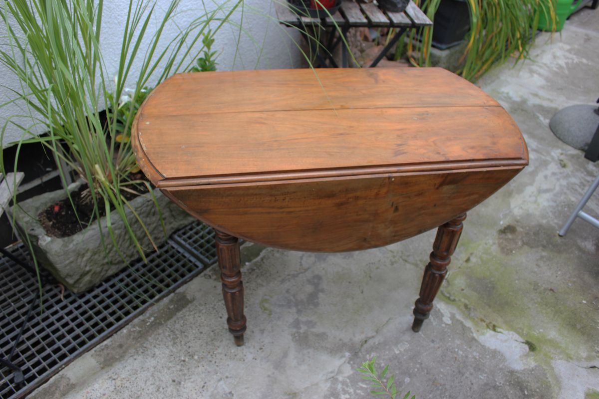 Klapptisch Nussbaum massiv, um 1880 | eBay
