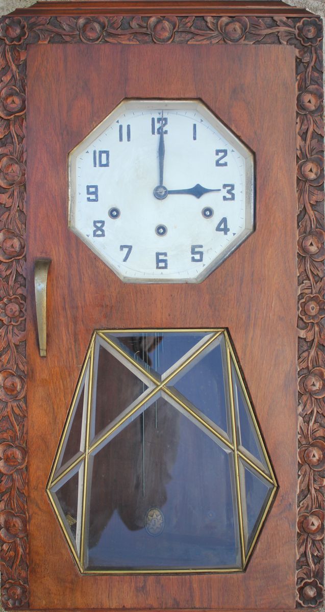 Junghans Wanduhr Regulator mit Westminster Schlag Art Deco eBay