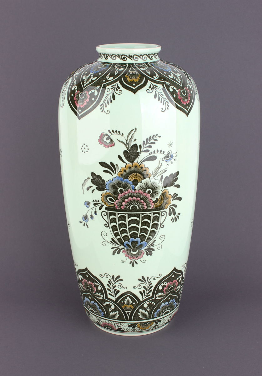 Villeroy & Boch Paon große Keramik Vase mit Pfau Höhe 36,5 cm eBay